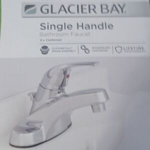 Glacier Bay Chrome Single Handle Bathroom Faucet